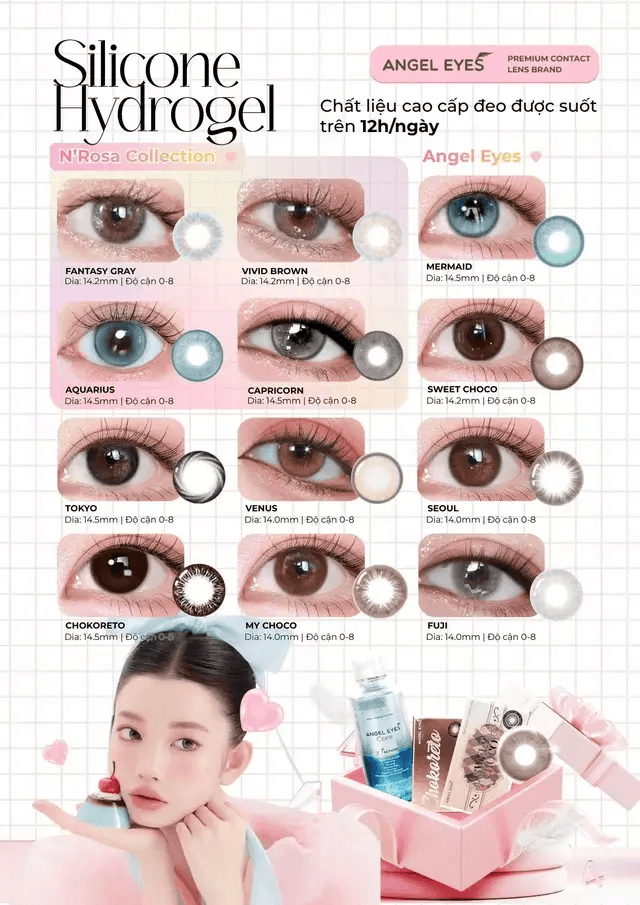 Kính áp tròng trong suốt