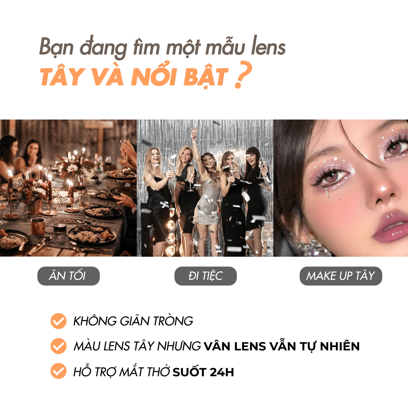 Kính áp tròng Silicone Hydrogel Venus Brown - 5