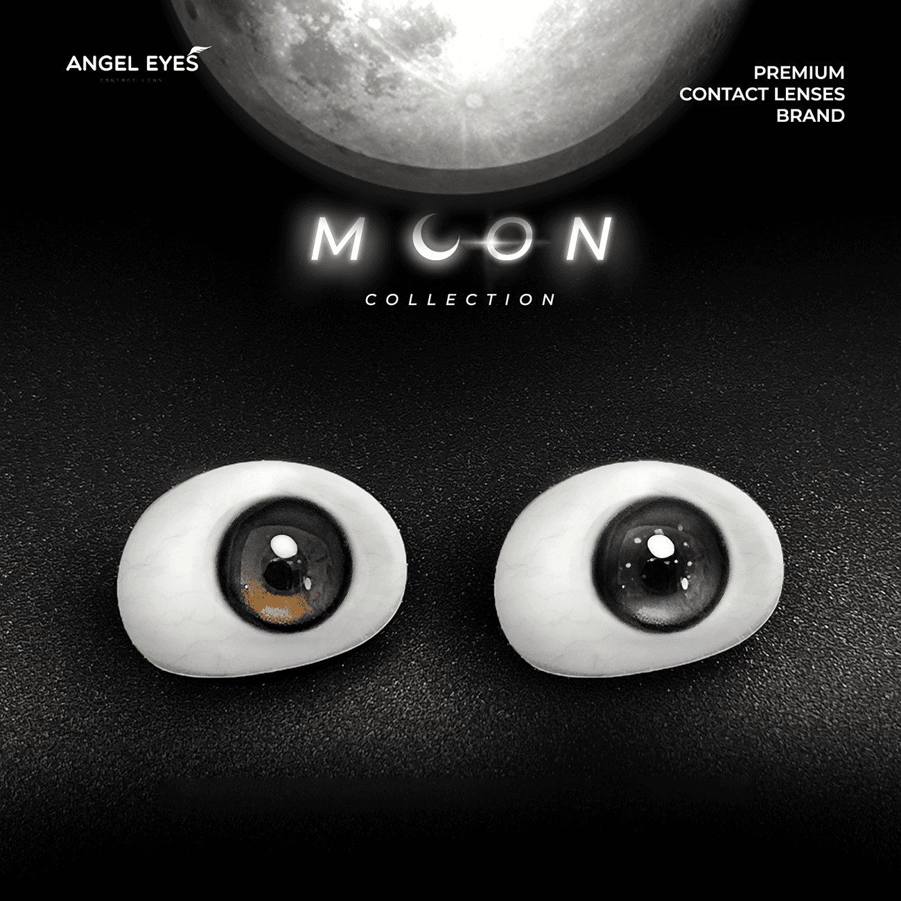 Lens xám có độ cận Angel Eyes BUSAN hiệu ứng loang màu như mắt ướt lens filter đang thịnh hành trên TikTok - 7