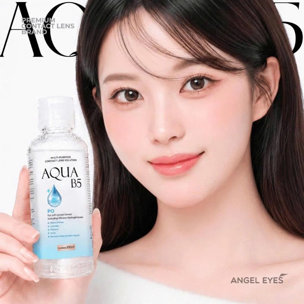 Nước ngâm lens Aqua B5 chai nhỏ 100ml - 2