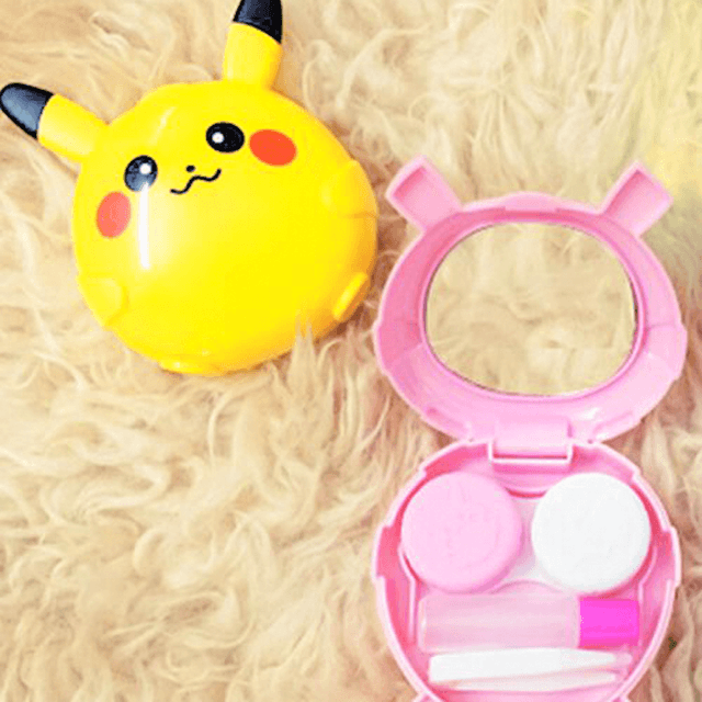 Phụ kiện khay gương Pokemon cho kính áp tròng