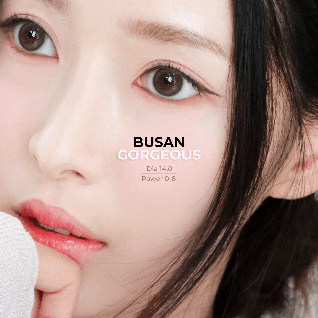 Lens xám có độ cận Angel Eyes BUSAN hiệu ứng loang màu như mắt ướt lens filter đang thịnh hành trên TikTok - 11