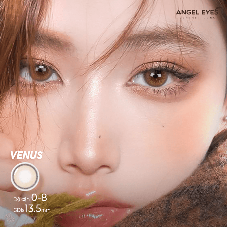 Kính áp tròng Silicone Hydrogel Venus Brown - 3