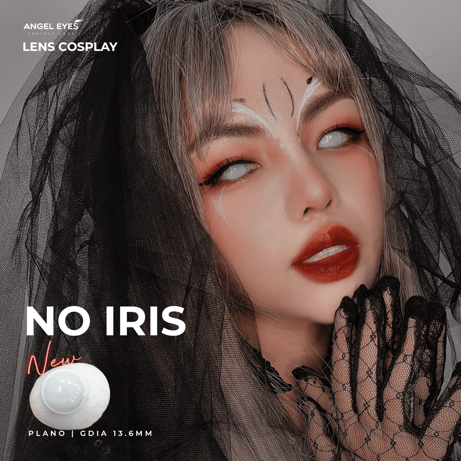Kính áp tròng Cosplay No Iris