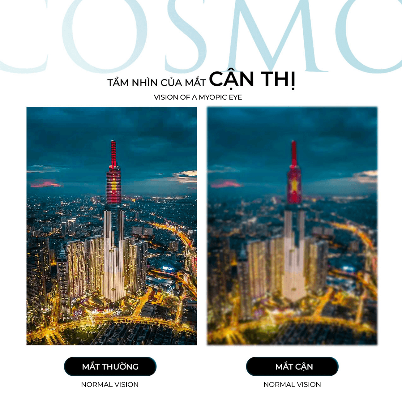LENS TRONG SUỐT CẬN COSMO CAO CẤP CỦA HÀN QUỐC CÓ ĐỘ TỪ 0 - 15 ĐỘ - 5