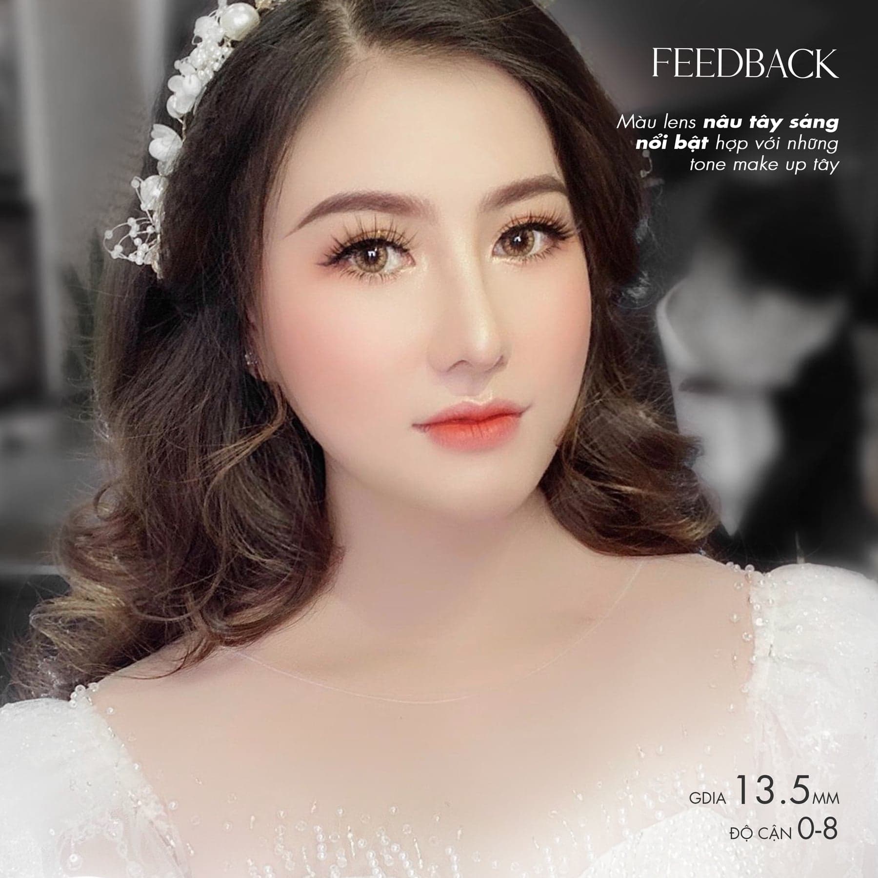 Kính áp tròng Silicone Hydrogel Venus Brown - 10