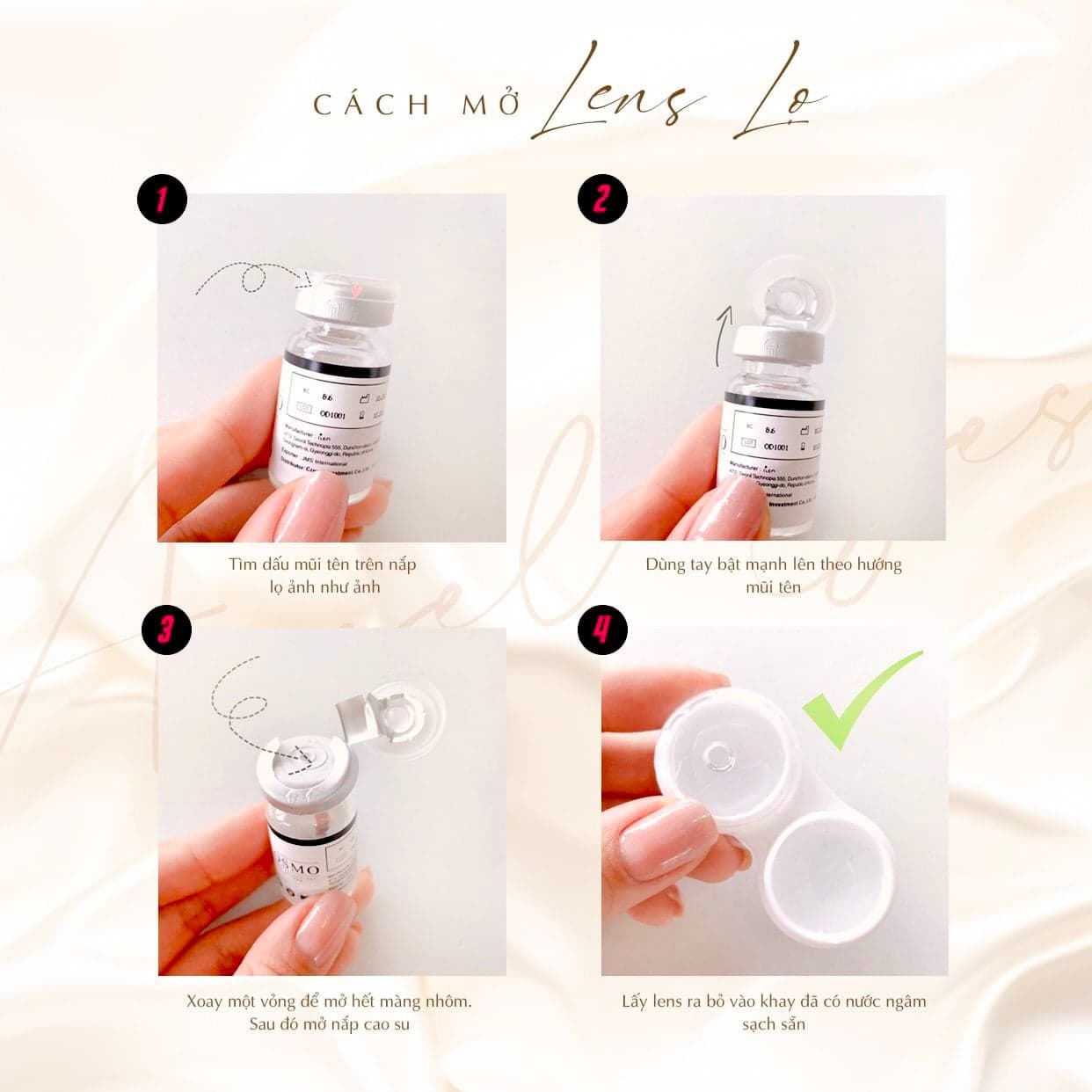 Kính áp tròng màu Magic Black - 2