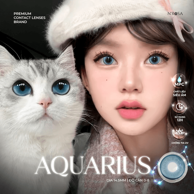 Lens xanh N'Rosa Aquarius